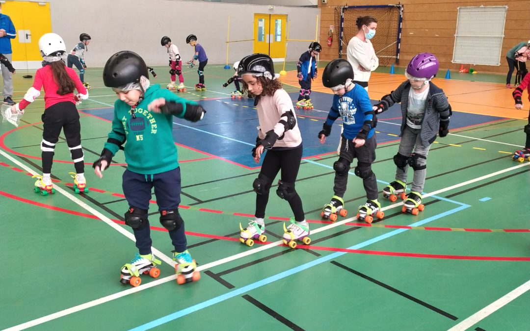 Cycle patins à roulettes en CE1