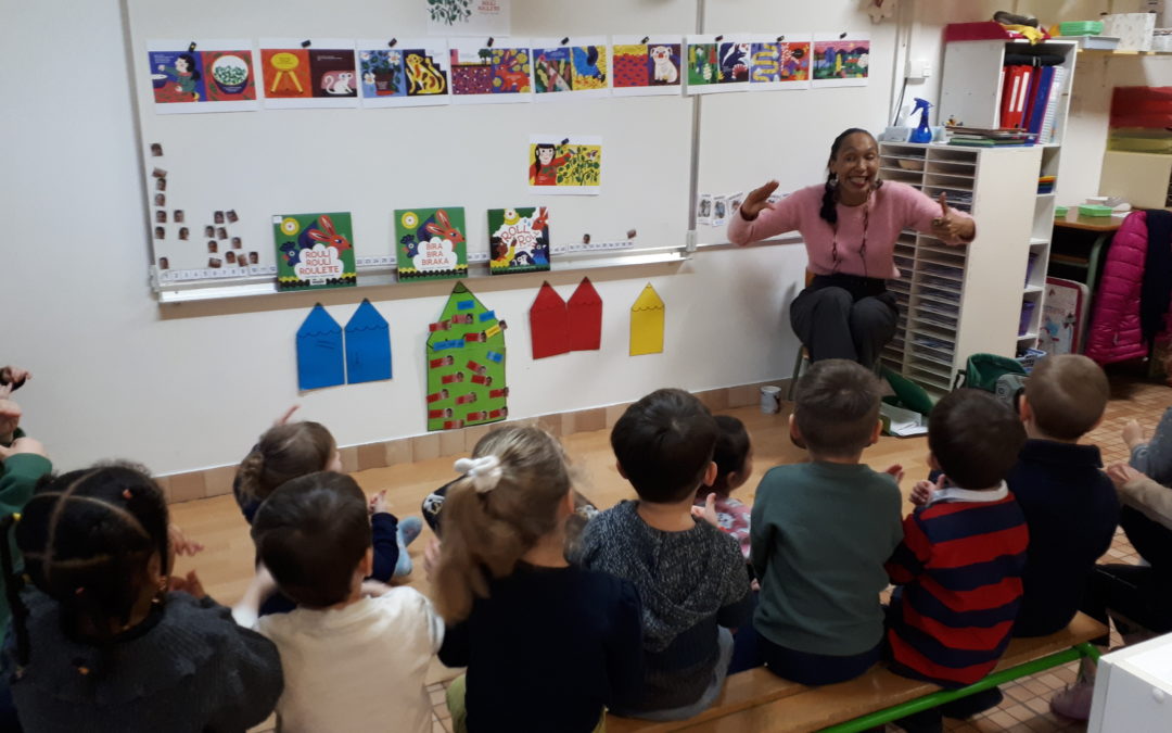 Le plaisir de lire à l’école et de rencontrer des auteurs.